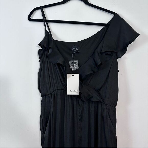 Bardot Milly Jumpsuit in Black Size 10 - Picture 5 of 11